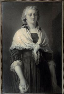 Portret van koningin Marie Antoinette (1755-1793) in de Concierge door Alphonse François