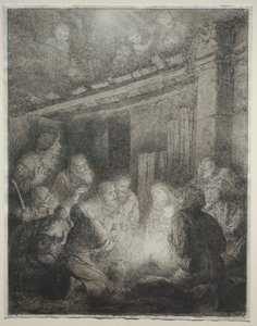Aanbidding van de herders door Alphonse Legros
