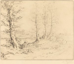 Langs de Rivier door Alphonse Legros