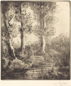 Oevers van de Saint-Pre door Alphonse Legros