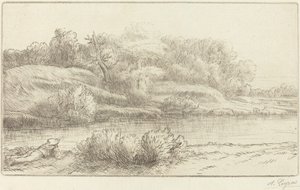 Oevers van de Venelle door Alphonse Legros