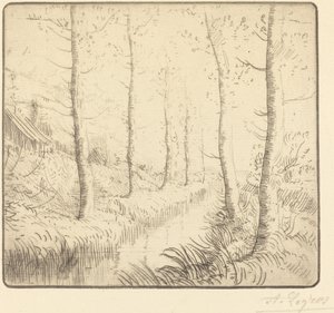Berkenbomen langs het Water (Les bouleaux: Bord de l