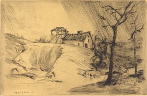 Baksteenfabriek La Briqueterie door Alphonse Legros