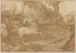 Centaur Vrouw door Alphonse Legros