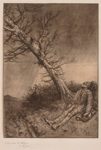 Dood van een Zwerver door Alphonse Legros
