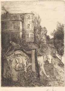 Ex-Libris Edwin Edwards door Alphonse Legros