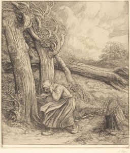 Orkaan door Alphonse Legros