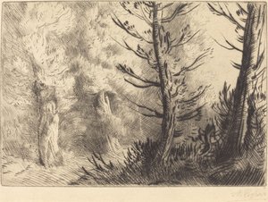 In het bos van Fontainebleau