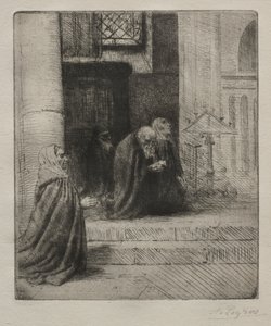 Interieur van een Kerk