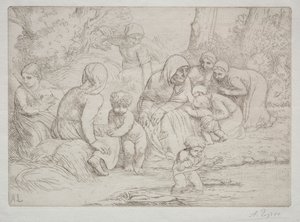 De zomer door Alphonse Legros