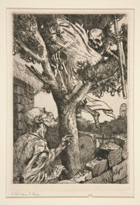 De dood in de perenboom door Alphonse Legros