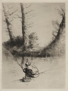 De visser met de lijn door Alphonse Legros