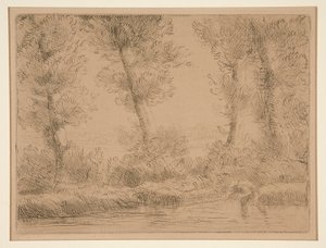 De oevers van de Liane door Alphonse Legros