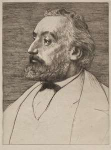 Léon Gambetta door Alphonse Legros
