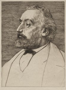 Léon Gambetta door Alphonse Legros