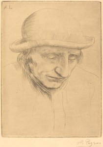Boer met ronde hoed door Alphonse Legros