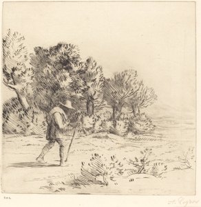 Marskramer (Le colporteur) door Alphonse Legros