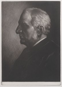 Portret van Sir Francis Seymour Haden, 1881