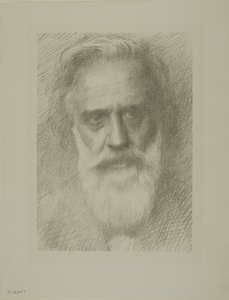 Portret van de Kunstenaar, achtste plaat door Alphonse Legros