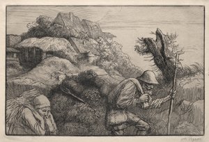 Terugkeer uit het bos (Le Retour du Bois) door Alphonse Legros