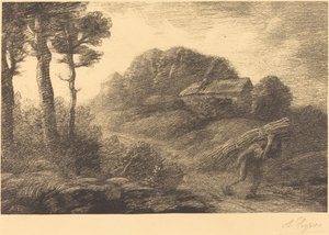 Terugkeer van de takkenverzamelaar door Alphonse Legros