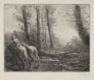 Terugkeer van het Landbewerken door Alphonse Legros