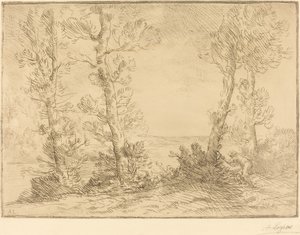Zalmvisser Le pecheur du saumon door Alphonse Legros