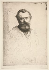 Zelfportret door Alphonse Legros