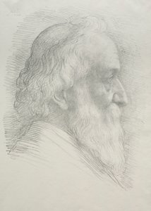 Zelfportret 10e Plaat door Alphonse Legros