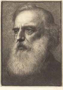 Zelfportret, 4e plaat door Alphonse Legros