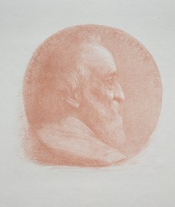 Zelfportret, Medaillon nr. 2 (11e plaat)