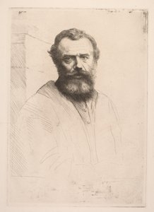 Zelfportret Derde Plaat door Alphonse Legros