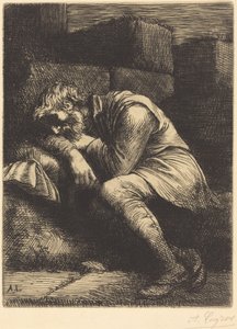 Slapende bedelaar