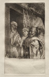 St. Pierre et St. Paul aan de poort van Bonhomme Misère door Alphonse Legros