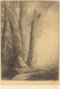 Studie voor de verloren zoon door Alphonse Legros