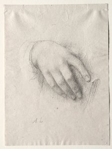 Studie van handen door Alphonse Legros