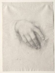Studie van handen door Alphonse Legros