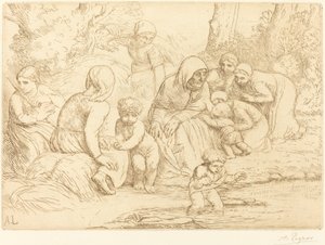 Zomer door Alphonse Legros