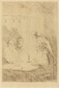 Avondmaal van de armen door Alphonse Legros
