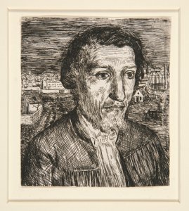 Tête de Charpentier (Charpentier) door Alphonse Legros