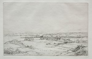 De weide bij het meer (La Plaine Près Du Lac) door Alphonse Legros