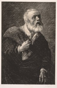 De Nachtomroeper door Alphonse Legros