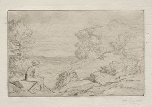 De Rotsen door Alphonse Legros