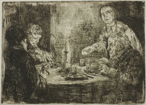 Het Avondmaal door Alphonse Legros