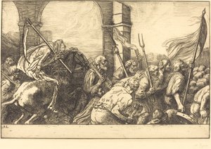 De Triomf van de Dood: Vertrek door Alphonse Legros