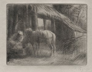 De Waterplaats 2e Plaat door Alphonse Legros