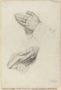Twee studies van handen