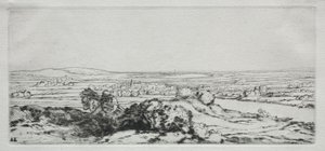 Vallei van de duinen (La Vallee des Dunes) door Alphonse Legros