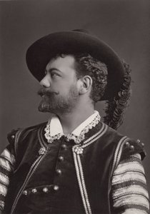 Portret van Victor Maurel (1848-1923) Franse bariton als Don Giovanni van Mozart - fotografie door Alphonse Justin Liebert (1827-1914)