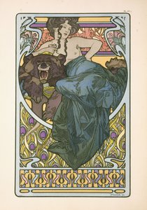 Plaat 47 uit het boek Documents Decoratifs, gepubliceerd in 1902